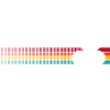 Vibrant Rainbow Bicycle Pattern