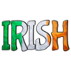 Irish Flag Letters Patchwork