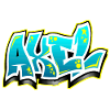 Graffiti Name Axel