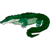Geometric Crocodile Alligator