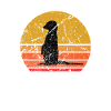Retro Sun Meerkat Mongoose Gift