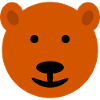 Bear Face, Brown Bear,