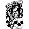 old school lady skull