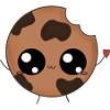 Biscuit with heart
