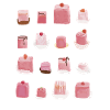 Sugar-sweet pink punch-crab