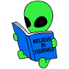 Believe In Yourself Alien Ufo