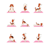 Dog yoga poses
