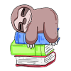 Sloth Book Books Reading