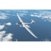 Glider above the clouds