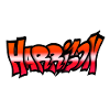 Harrison GRAFFITI NAME red