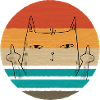 MIDDLEFINGER CAT KATZE