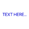 Plain Text Blue Text Print