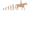 Riding Cheval Evolution Drôle Cadeau