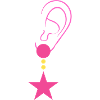 Ohr mit Ohrring