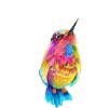 T-shirt hummingbirds