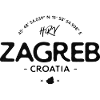 Zagreb Croatia Distressed Heart Logo