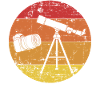 Retro Sunset Photographer Astrophotography print