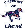 Cheval fleuri