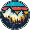 Mountain MTB Sunset Circle