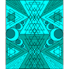 Sacred Geometry Turquoise BytheManzanitas
