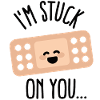 Sono bloccato su di voi amano le patch infermiere
