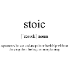 Stoic (Stoiker*in) Definition Dictionary