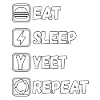 Eat Sleep Yeet Repeat