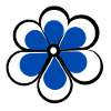 Fleur bleu