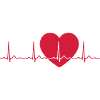 Heart Beat ECG Line