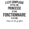 C'EST COMPLIQUE D'ETRE PRINCESSE ET FONCTIONNAIRE