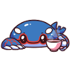 Kyogre drinking coffee