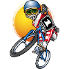 Conducteur de BMX