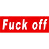 Fuck off logo