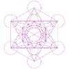 Metatron's cube magenta