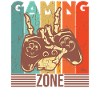 Lustiger Spruch Gaming Zone