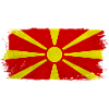 Macedonian sun on red
