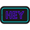 Hey Neon Shield Design