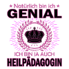Heilpädagogin Heilpädagogik Beruf lustiger Spruch