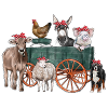 Farm animals Wagon