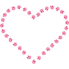 Diamond heart pink contour