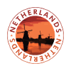 Netherlands Windmills Evening Stamp