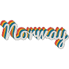 Norway Retro Rainbow Font