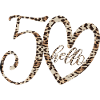 Leopard Print Hallo 50 Design