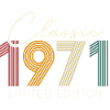 Millésime 1971 né rétro anniversaire