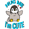 Penguin Hug Me