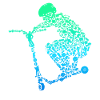 Scooter Roller Stunt Gift Boys Kids