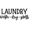 Wash and iron