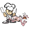 Funny Chef gobble