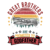 Great brothers become godfather