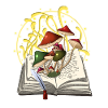 Mushrooms magical book
